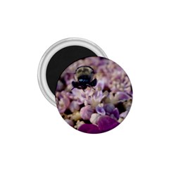 Flying Bumble Bee Small Magnet (round) by Elanga