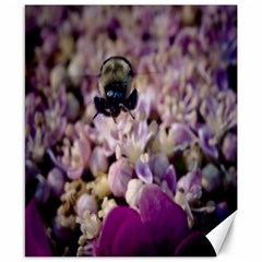 Flying Bumble Bee 8  X 10  Unframed Canvas Print by Elanga