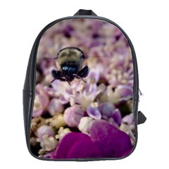 Flying Bumble Bee Large School Backpack by Elanga