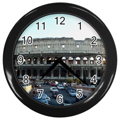 Roman Colisseum Black Wall Clock by PatriciasOnlineCowCowStore