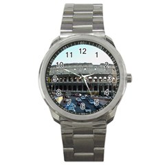 Roman Colisseum Stainless Steel Sports Watch (round) by PatriciasOnlineCowCowStore