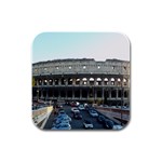 Roman Colisseum 4 Pack Rubber Drinks Coaster (Square) Front