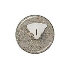 Quarter Of A Sand Dollar 4 Pack Golf Ball Marker (for Hat Clip) by Elanga