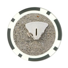 Quarter Of A Sand Dollar Poker Chip by Elanga