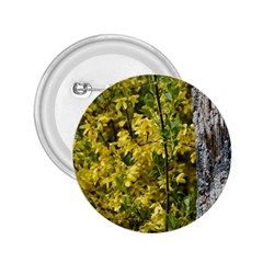 Yellow Bells Regular Button (round) by Elanga