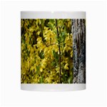 Yellow Bells White Coffee Mug Center