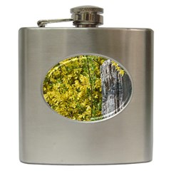 Yellow Bells Hip Flask by Elanga