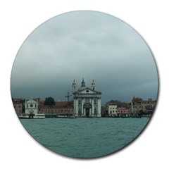 Venice 8  Mouse Pad (round) by PatriciasOnlineCowCowStore