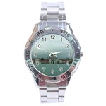 Venice Stainless Steel Analogue Watch (Round) Front