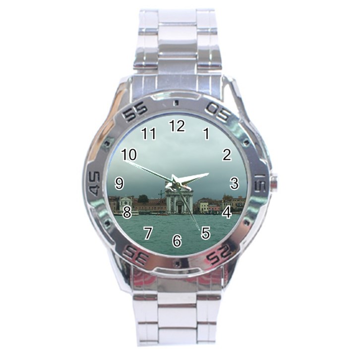 Venice Stainless Steel Analogue Watch (Round)