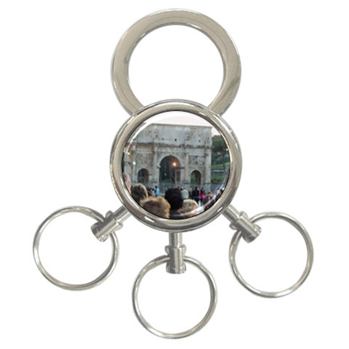 Rome 3-Ring Key Chain