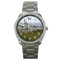 Cocoa Beach, Fl Stainless Steel Sports Watch (round) by Elanga