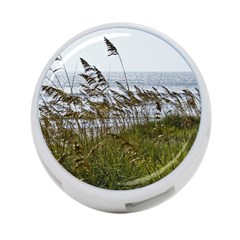 Cocoa Beach, Fl Single-sided 4 Port Usb Hub (round) by Elanga