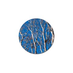 Trees On Blue Sky Golf Ball Marker