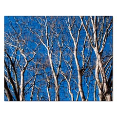 Trees On Blue Sky Jigsaw Puzzle (rectangle) by Elanga