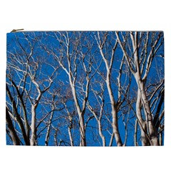 Trees On Blue Sky Cosmetic Bag (xxl)