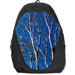 Trees On Blue Sky Backpack Bag by Elanga