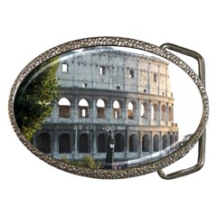 Roman Colisseum 2 Belt Buckle (oval) by PatriciasOnlineCowCowStore