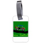 Gone Golfin Twin-sided Luggage Tag Front