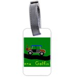 Gone Golfin Twin-sided Luggage Tag Back