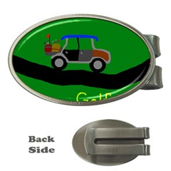 Gone Golfin Money Clip (oval) by golforever12