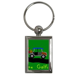 Gone Golfin Key Chain (rectangle) by golforever12