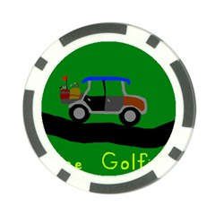 Gone Golfin Poker Chip