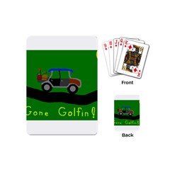 Gone Golfin Playing Cards (mini) by golforever12