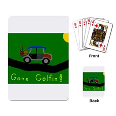 Gone Golfin Standard Playing Cards