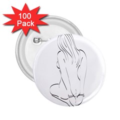 Bound Beauty 100 Pack Regular Button (round) by Deviantly