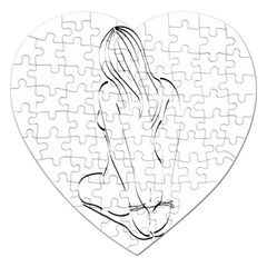 Bound Beauty Jigsaw Puzzle (heart) by Deviantly