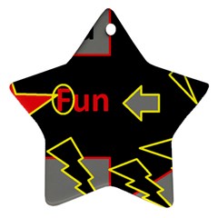 Raymond Fun Show 2 Ceramic Ornament (star) by hffmnwhly