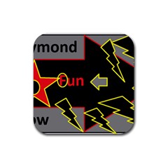 Raymond Fun Show 2 Rubber Drinks Coaster (square) by hffmnwhly