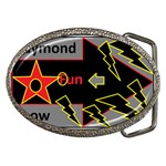 Raymond Fun Show 2 Belt Buckle (Oval) Front