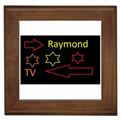 Raymond Tv Framed Ceramic Tile