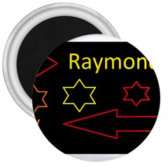 Raymond Tv Large Magnet (round) by hffmnwhly