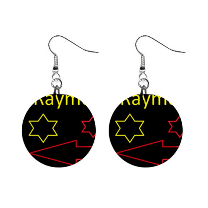 Raymond Tv Mini Button Earrings