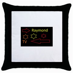 Raymond Tv Black Throw Pillow Case