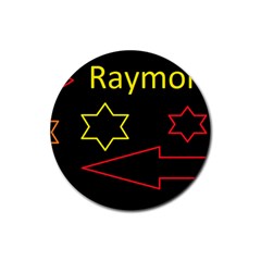 Raymond Tv 4 Pack Rubber Drinks Coaster (Round)