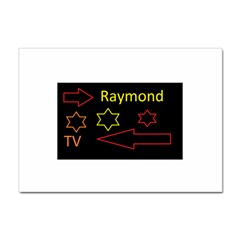 Raymond Tv 100 Pack A4 Sticker