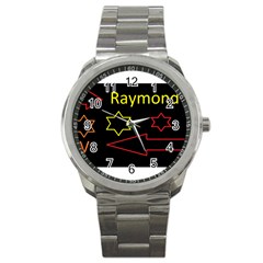 Raymond Tv Stainless Steel Sports Watch (round) by hffmnwhly