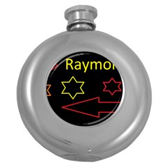 Raymond Tv Hip Flask (Round)