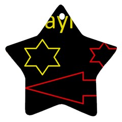 Raymond Tv Twin-sided Ceramic Ornament (Star)