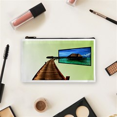 Virtual Tv Cosmetic Bag (small) by anasuya