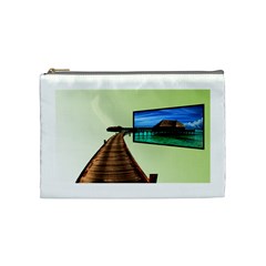 Virtual Tv Cosmetic Bag (medium) by anasuya