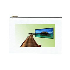 Virtual Tv Cosmetic Bag (large) by anasuya