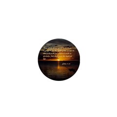 Sunset2 Mini Magnet (round) by Meabonart