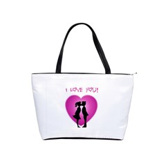 I Love You Kiss Large Shoulder Bag