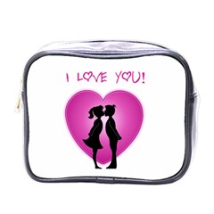 I Love You Kiss Single-sided Cosmetic Case by anasuya