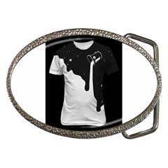 Milky Belt Buckle (oval)